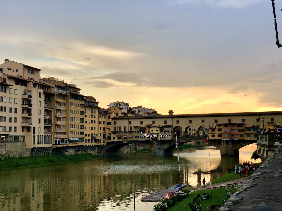 sunset in florence italy in one day