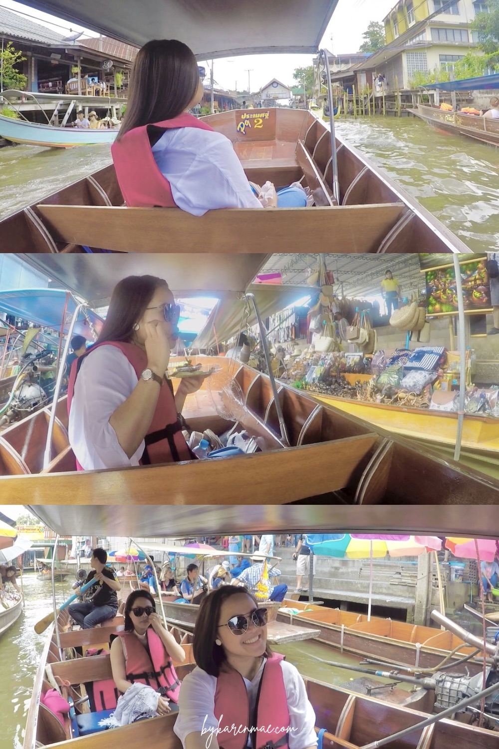 thailand floating market bangkok